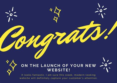 Congratulations, the site was created successfully!.